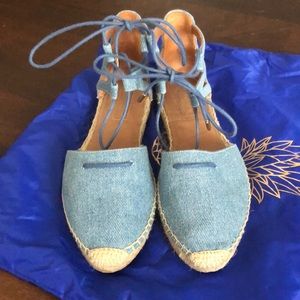Aquazurra laceup espadrilles